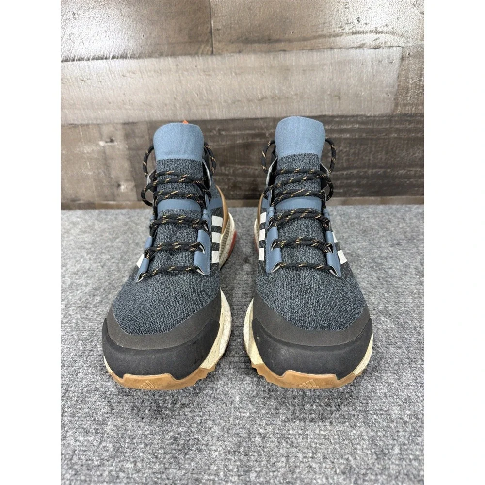Adidas Terrex Free Hiker 2.0 GTX Hiking Boots Trail Shoes Mens Size 13 Blue
